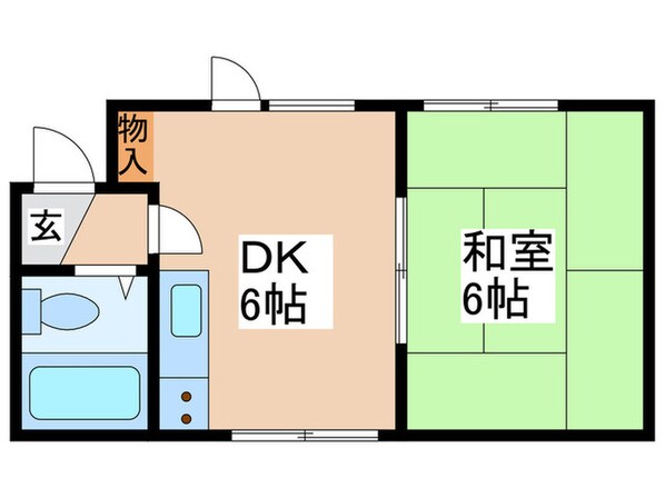 リラハイツの物件間取画像